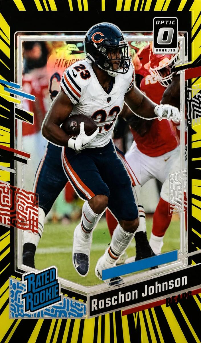 2023 Donruss Optic Football Electricity Roschon Johnson #217
