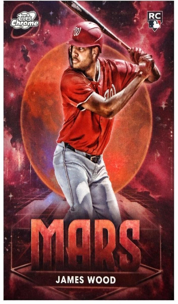 2025 Topps Cosmic Chrome Baseball James Wood #PPMA-7