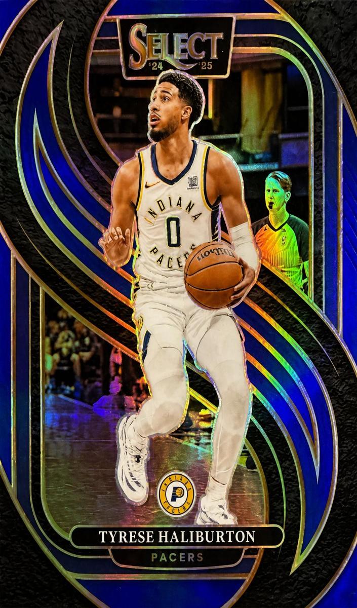 2024 Panini Select Basketball Blue Tyrese Haliburton #165