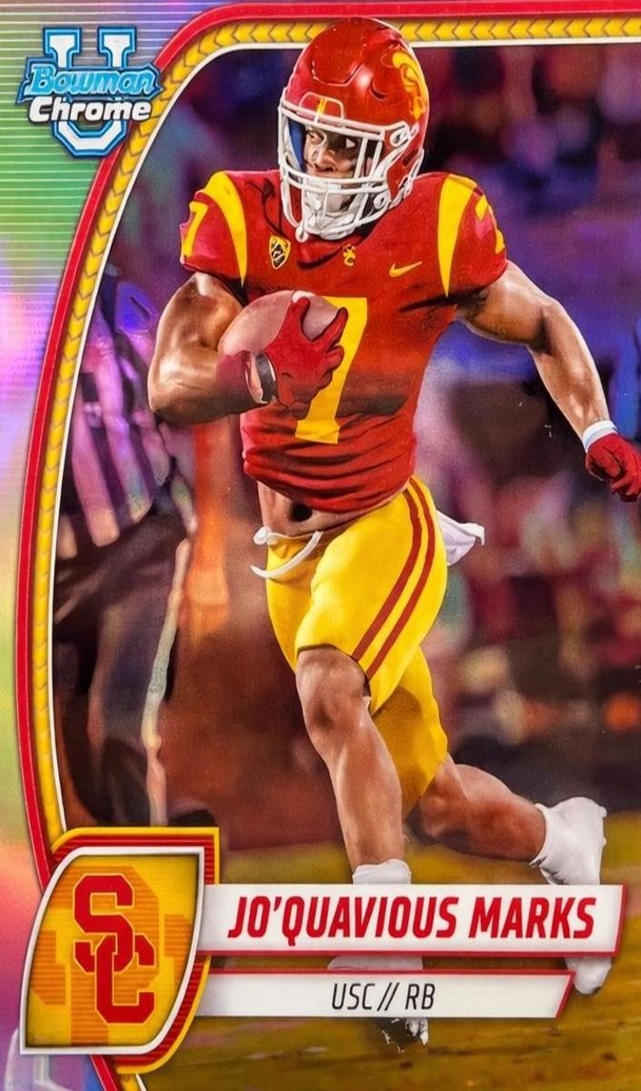 2024 Bowman Chrome University Football Refractor Jo'Quavious Marks #102