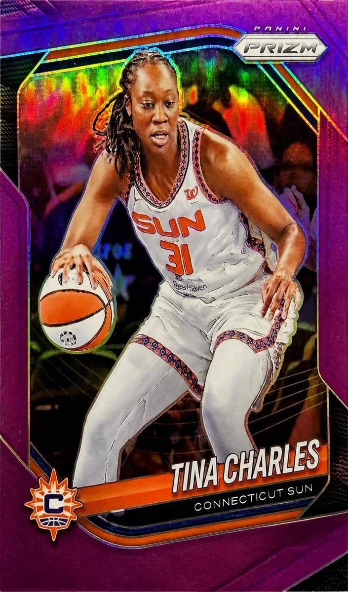 2025 Panini Prizm WNBA Basketball Purple Tina Charles #3