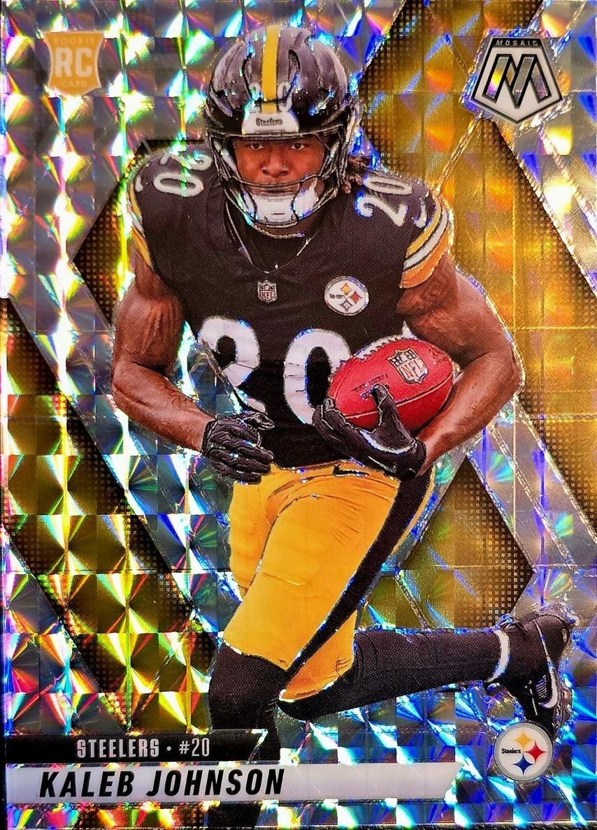 2025 Panini Mosaic Football Mosaic Kaleb Johnson #315