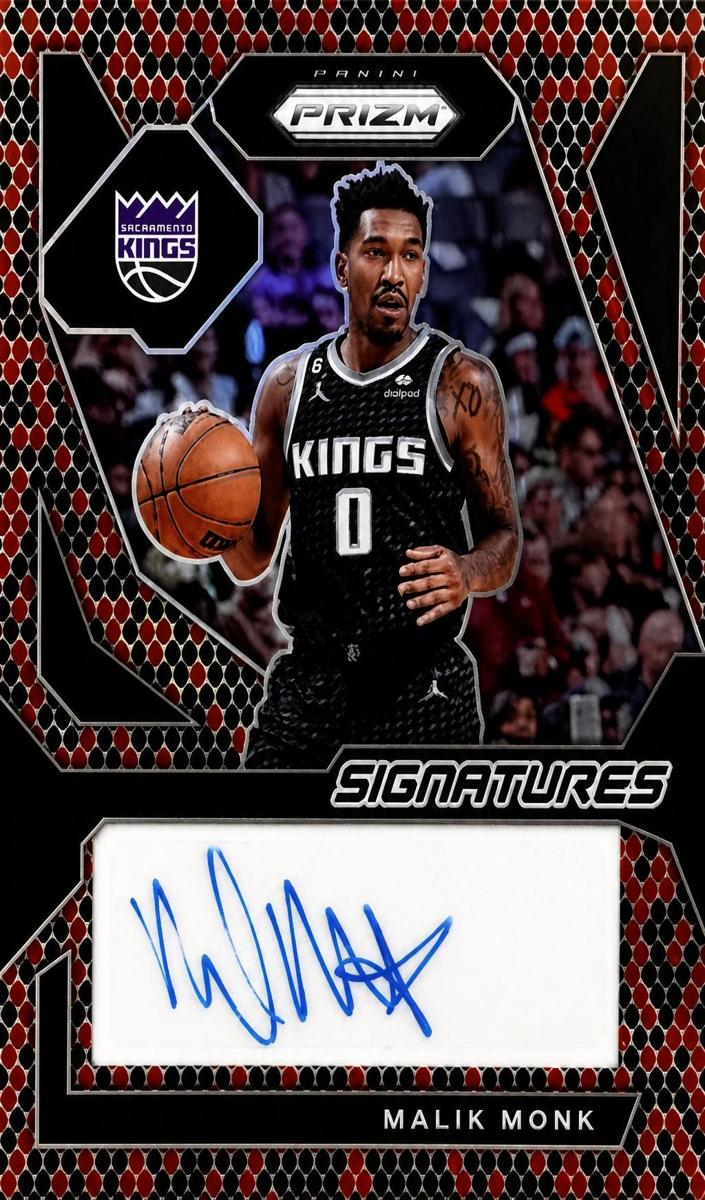 2023 Panini Prizm Basketball Snakeskin Malik Monk #SIG-MNK