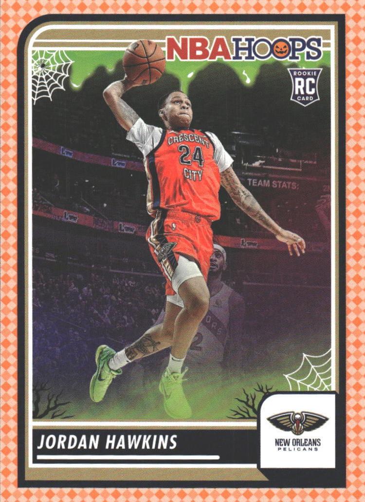 2023 Panini Haunted Hoops Basketball Orange Jordan Hawkins #125 PSA 9