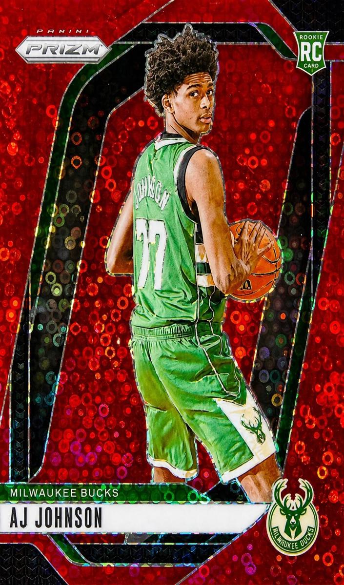 2024 Panini Prizm Basketball Fast Break Red AJ Johnson #251 PSA 8