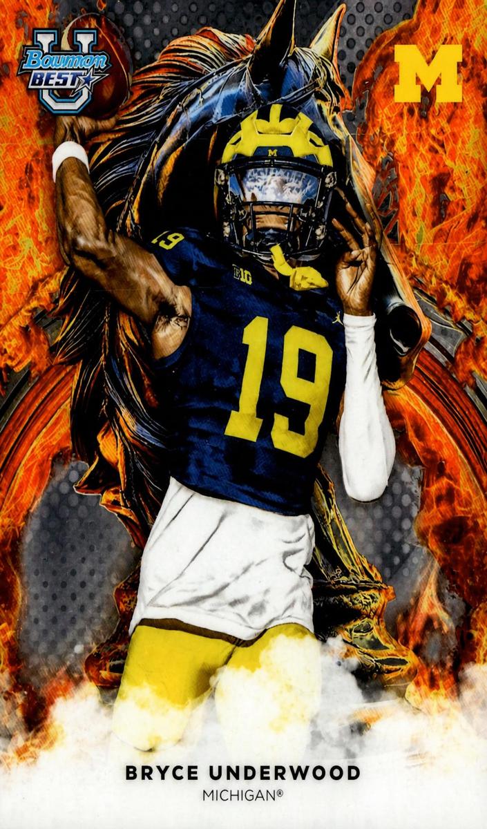2025 Bowman Best University Football Bryce Underwood #W-24