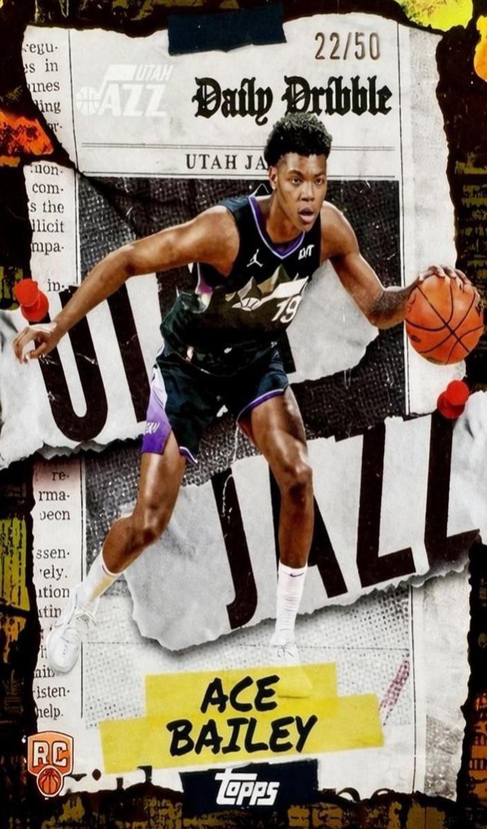 2025 Topps Basketball Gold Rainbow Ace Bailey #DD-35