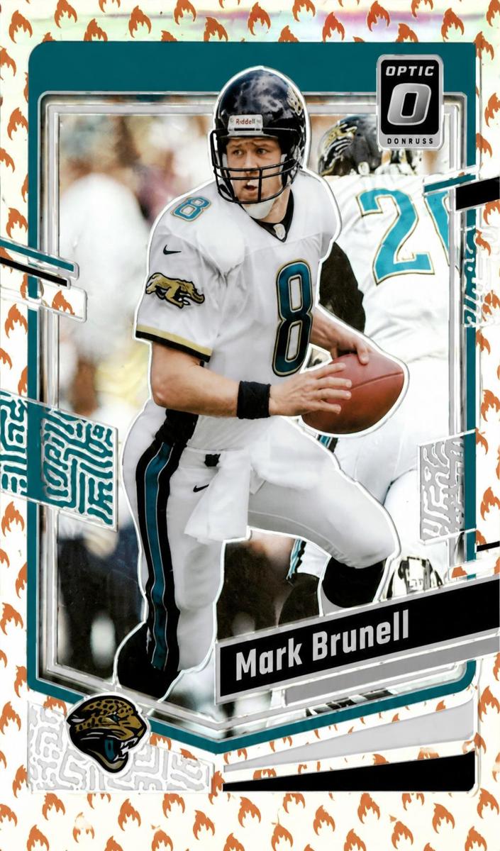 2023 Donruss Optic Football Fire Mark Brunell #84