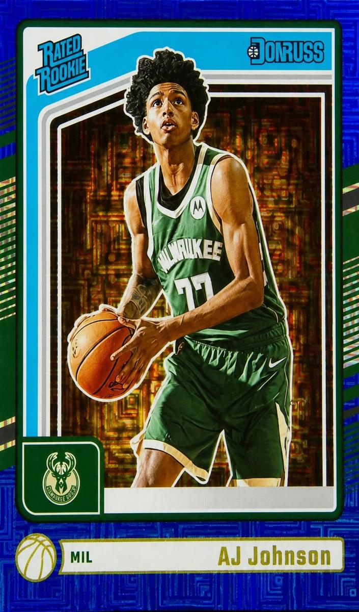 2024 Panini Donruss Basketball Choice Blue AJ Johnson #222