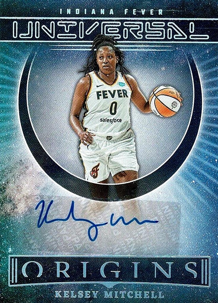 2023 Panini Origins WNBA Basketball Kelsey Mitchell #UA-KML PSA 8