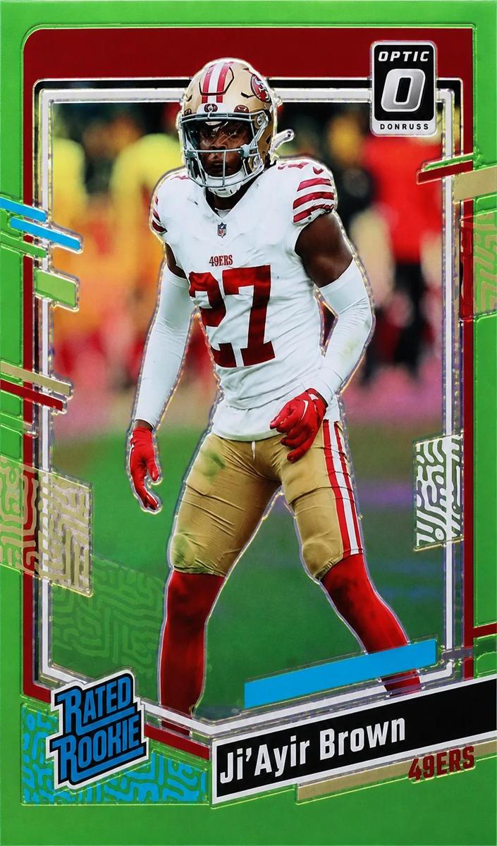 2023 Donruss Optic Football Lime Green Ji'Ayir Brown #290