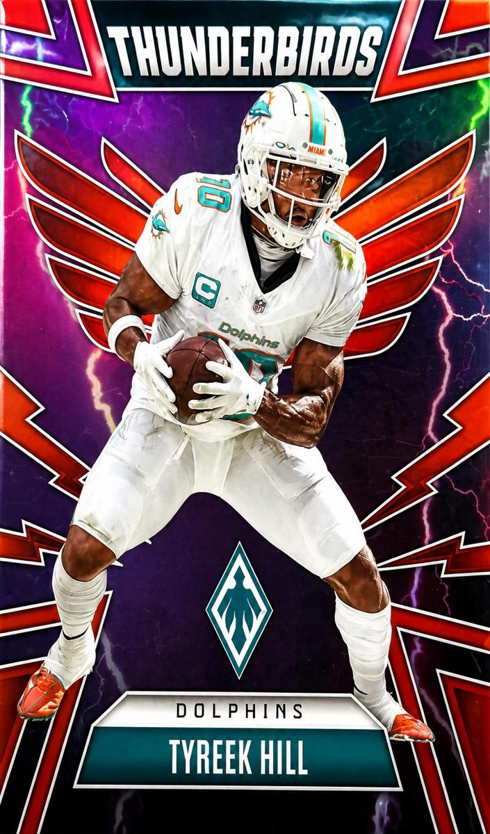 2025 Panini Phoenix Football Red Tyreek Hill #32