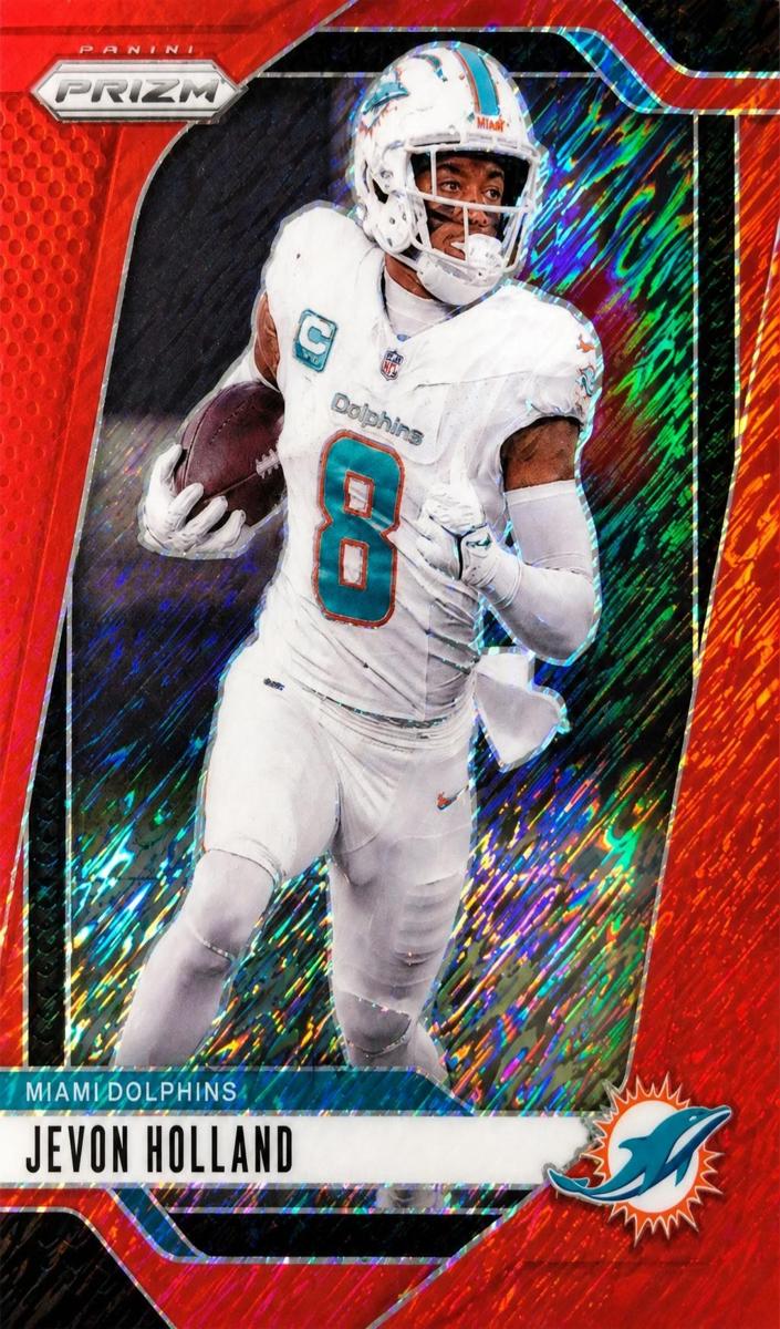 2024 Panini Prizm Football Red Shimmer Jevon Holland #180