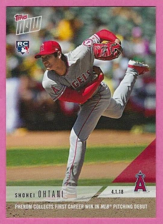 2018 Topps Now Baseball Shohei Ohtani #23 PSA 9