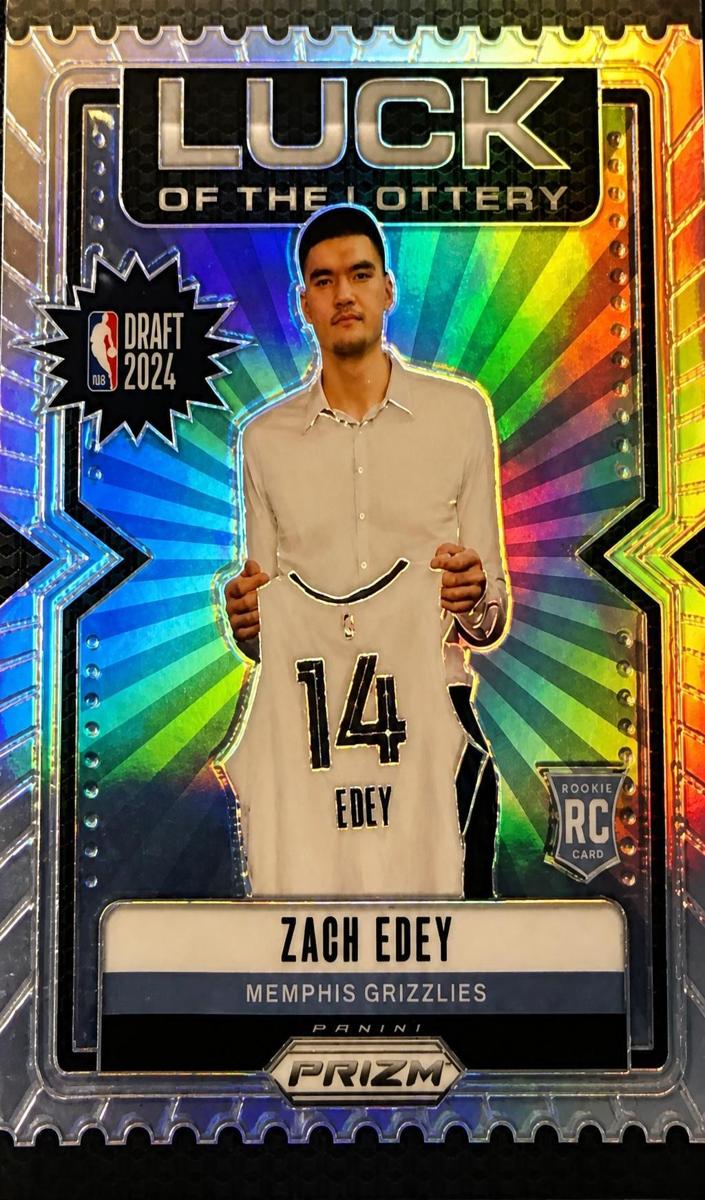 2024 Panini Prizm Basketball Silver Zach Edey #3
