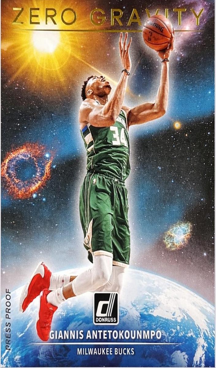 2020 Panini Donruss Basketball Press Proof Giannis Antetokounmpo #8 PSA 8.5