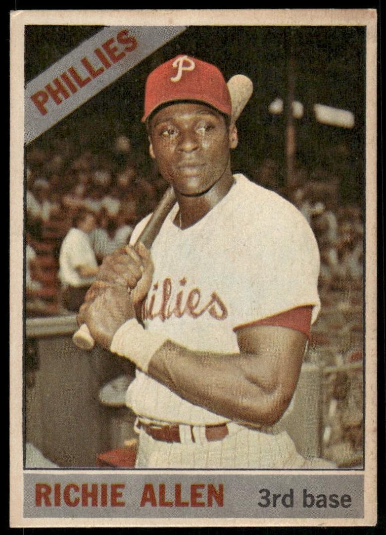 1966 Topps Venezuelan Baseball Richie Allen #80 SGC 5