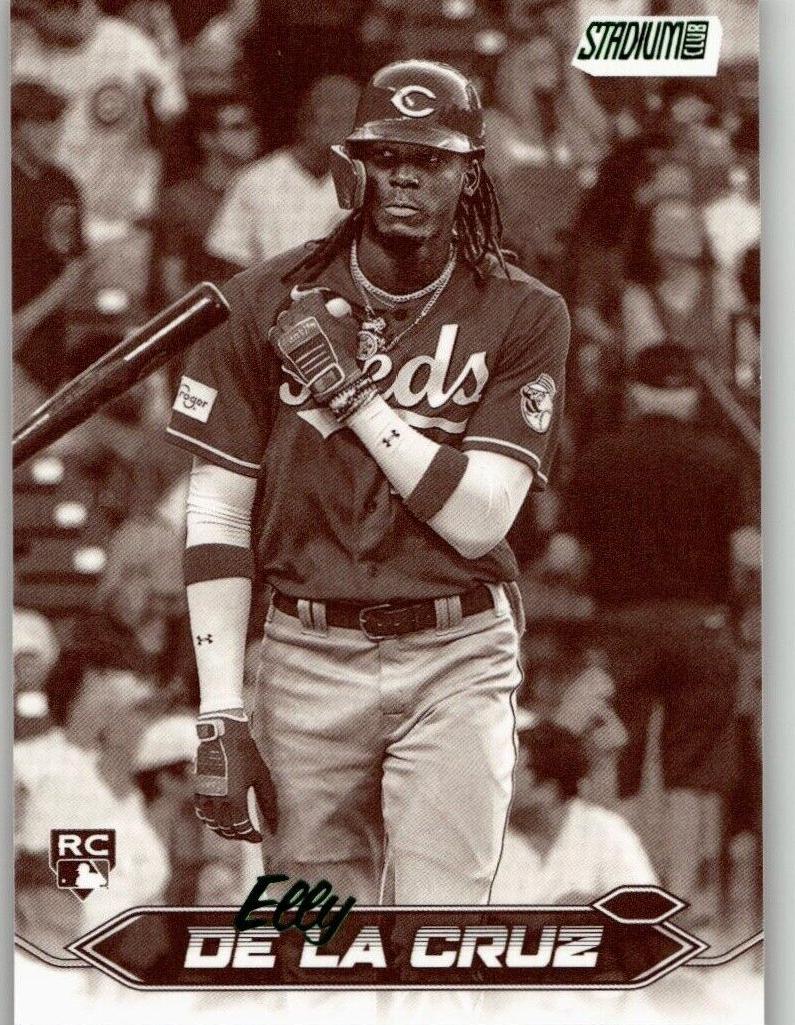 2024 Topps Stadium Club Baseball Sepia Elly De La Cruz #48