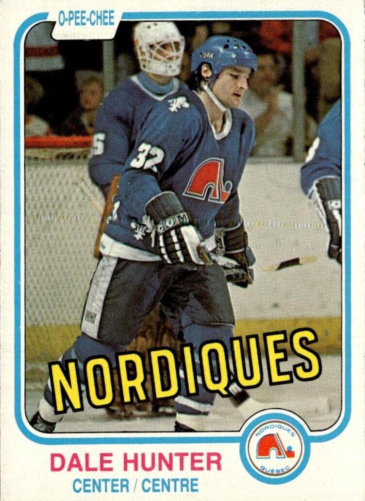 1981 O-Pee-Chee Hockey Dale Hunter #277 PSA 7