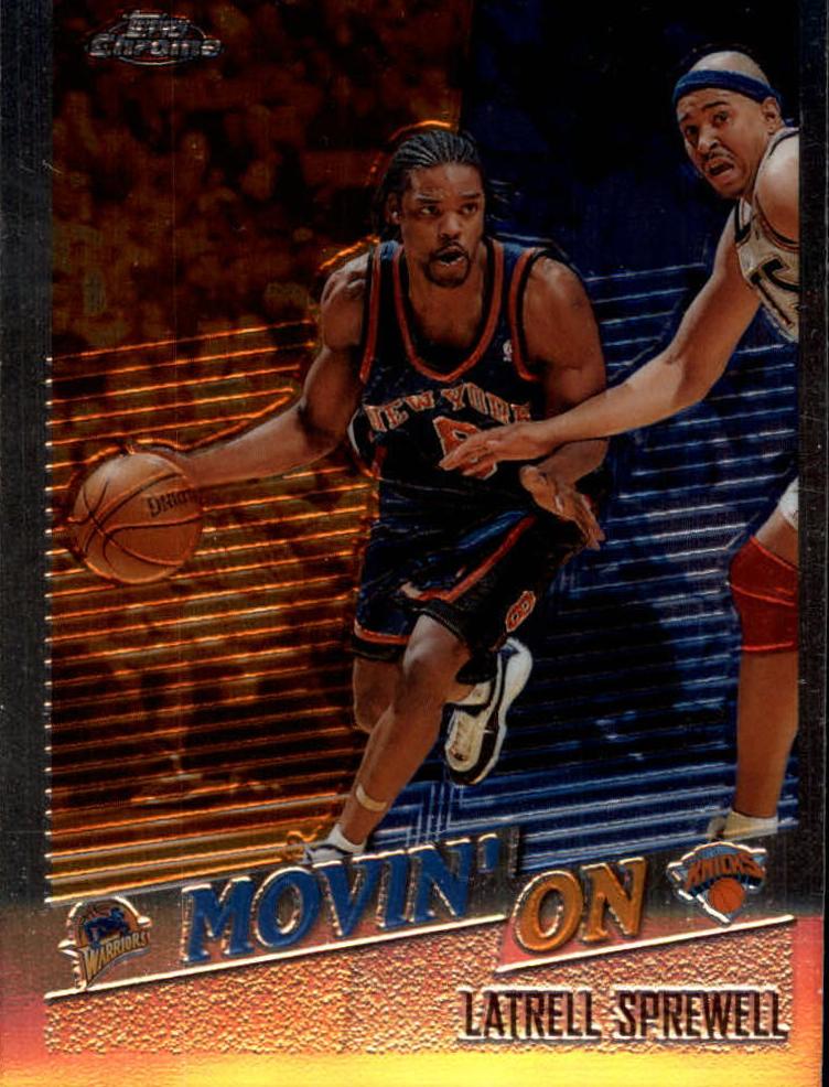 1998 Topps Chrome Basketball Latrell Sprewell #226
