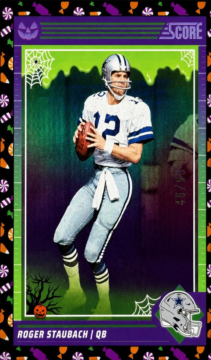 2024 Panini Score-a-Treat Football Trick or Treat Roger Staubach #296