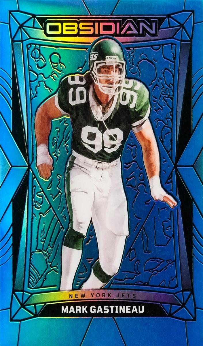 2024 Panini Obsidian Football Blue Mark Gastineau #157