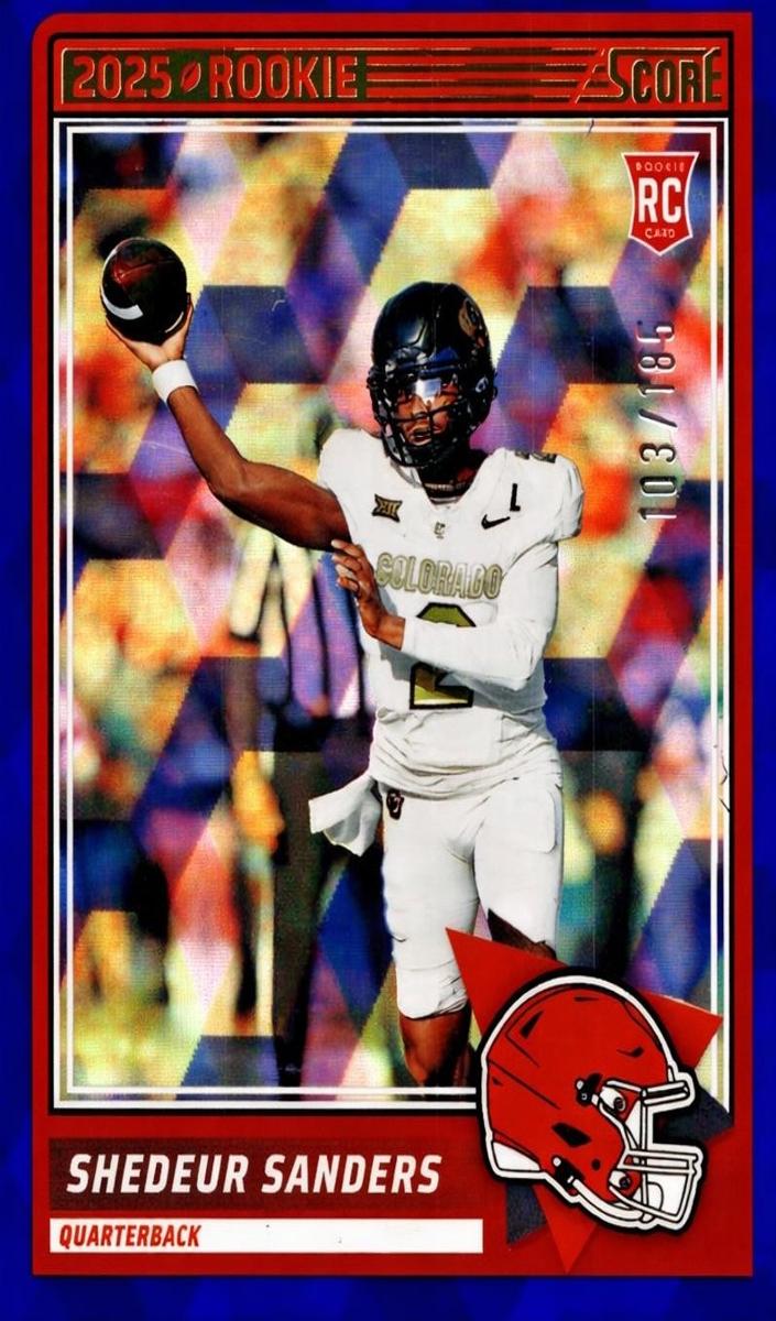 2025 Panini Score Football Cubic Shedeur Sanders #15