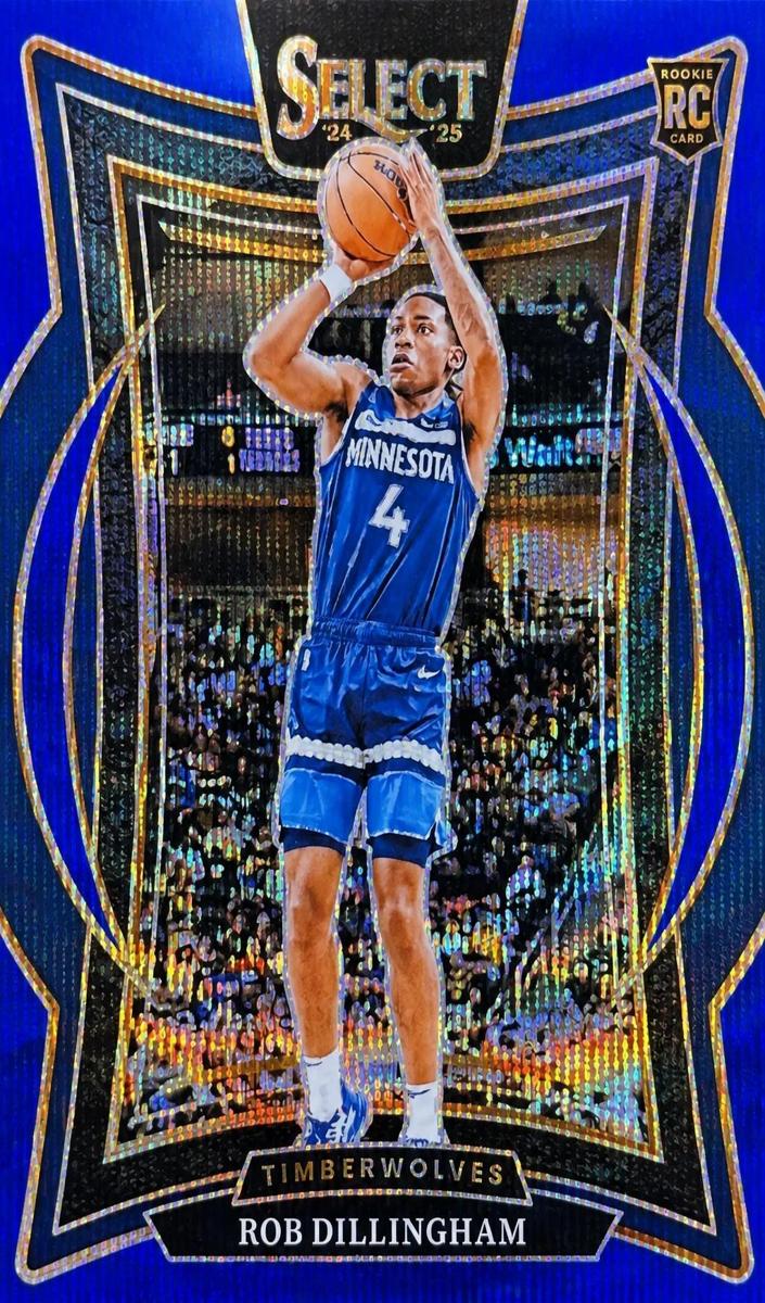2024 Panini Select Basketball Blue Wave Rob Dillingham #84