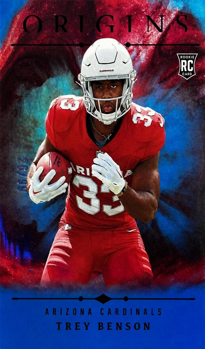 2024 Panini Origins Football Blue Trey Benson #141