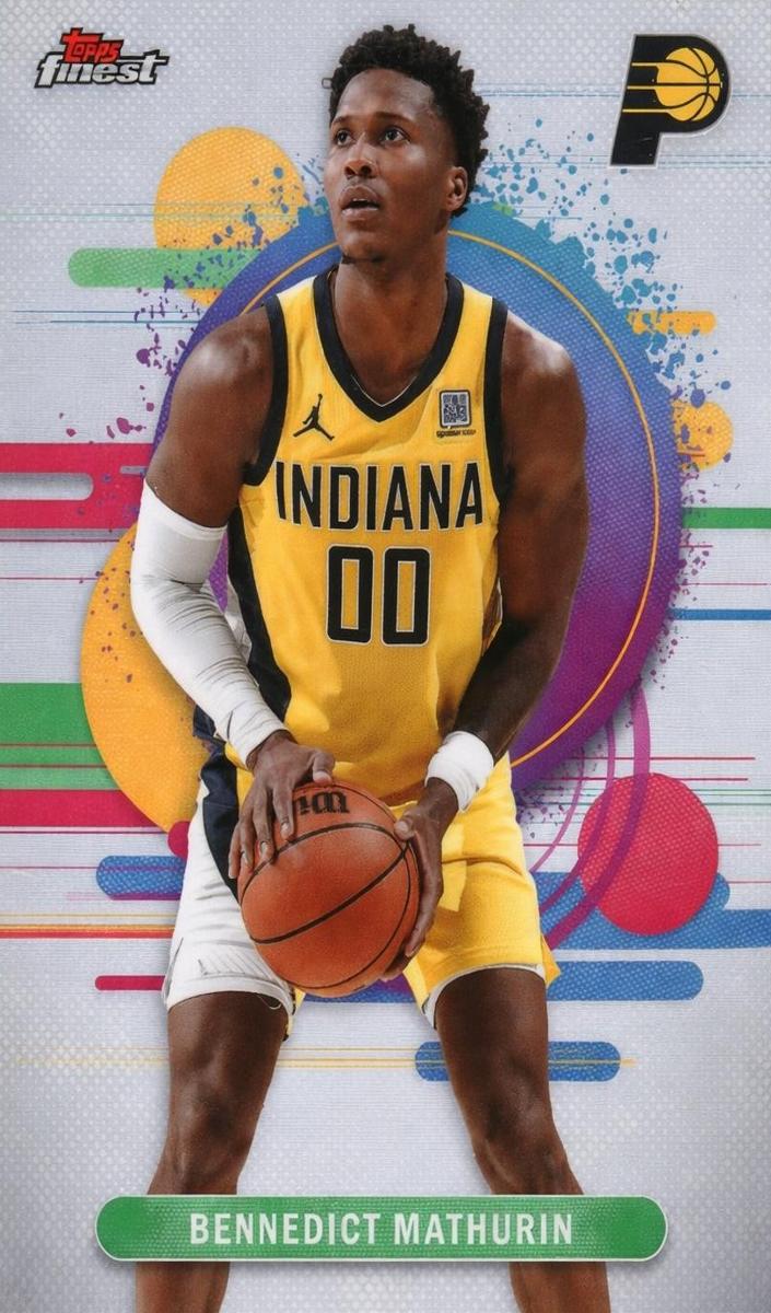 2025 Topps Finest Basketball Refractor Bennedict Mathurin #146