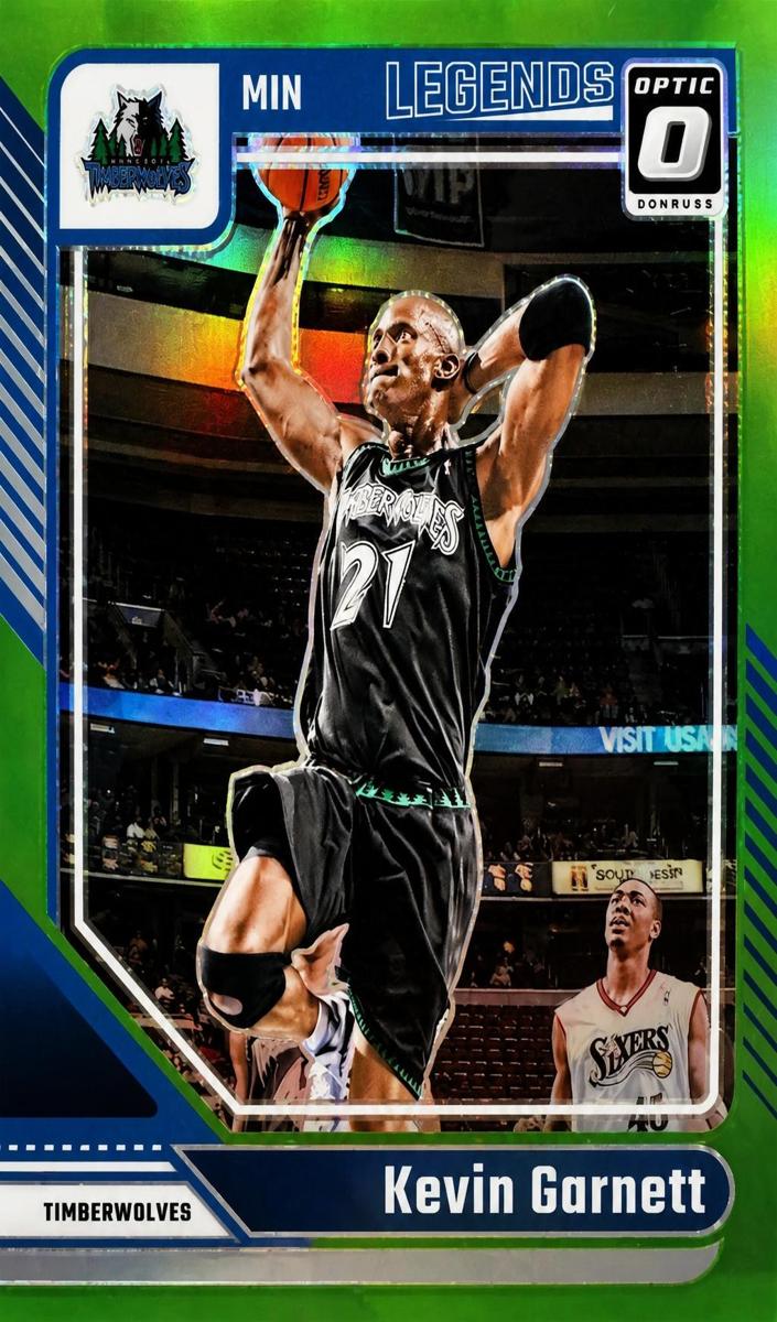 2024 Donruss Optic Basketball Lime Green Kevin Garnett #246