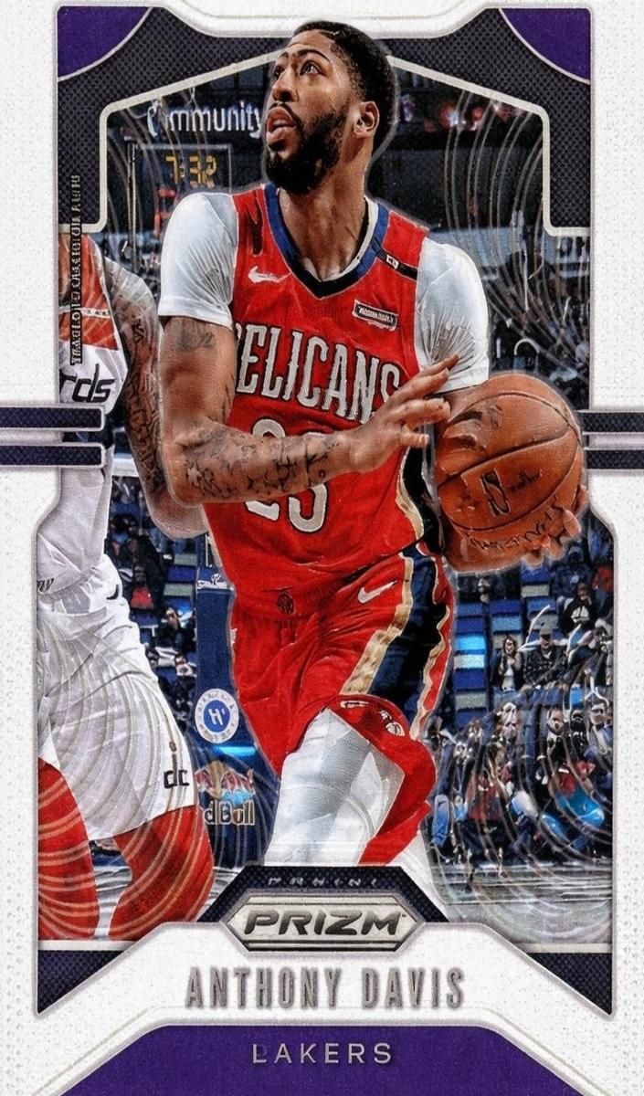 2019 Panini Prizm Basketball Silver Anthony Davis #222
