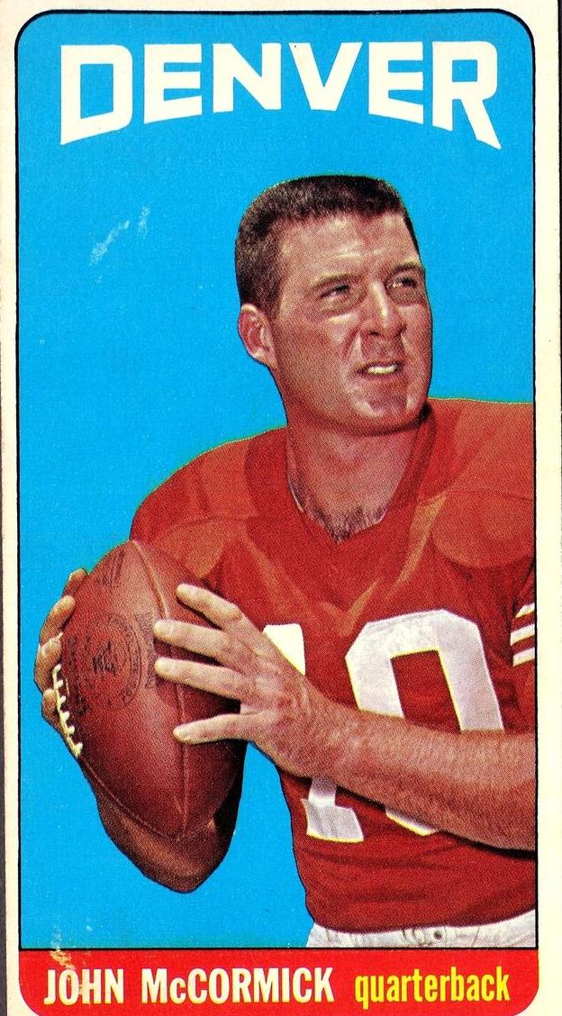 1965 Topps Football John McCormick #57