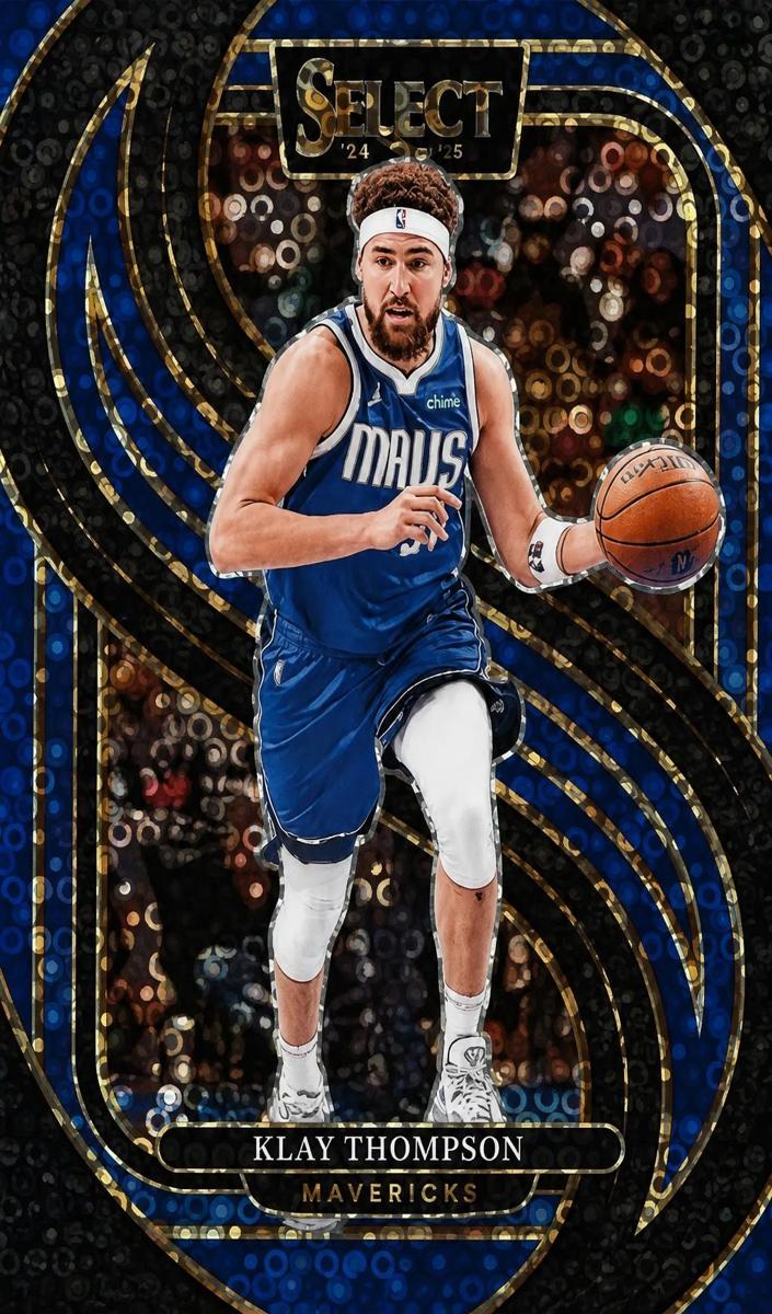 2024 Panini Select Basketball Blue Disco Klay Thompson #108
