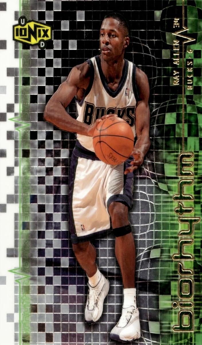 1999 Upper Deck Ionix Basketball Ray Allen #B11