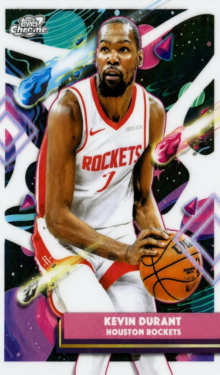 2025 Topps Cosmic Chrome Basketball White Hole Refractor Kevin Durant #174