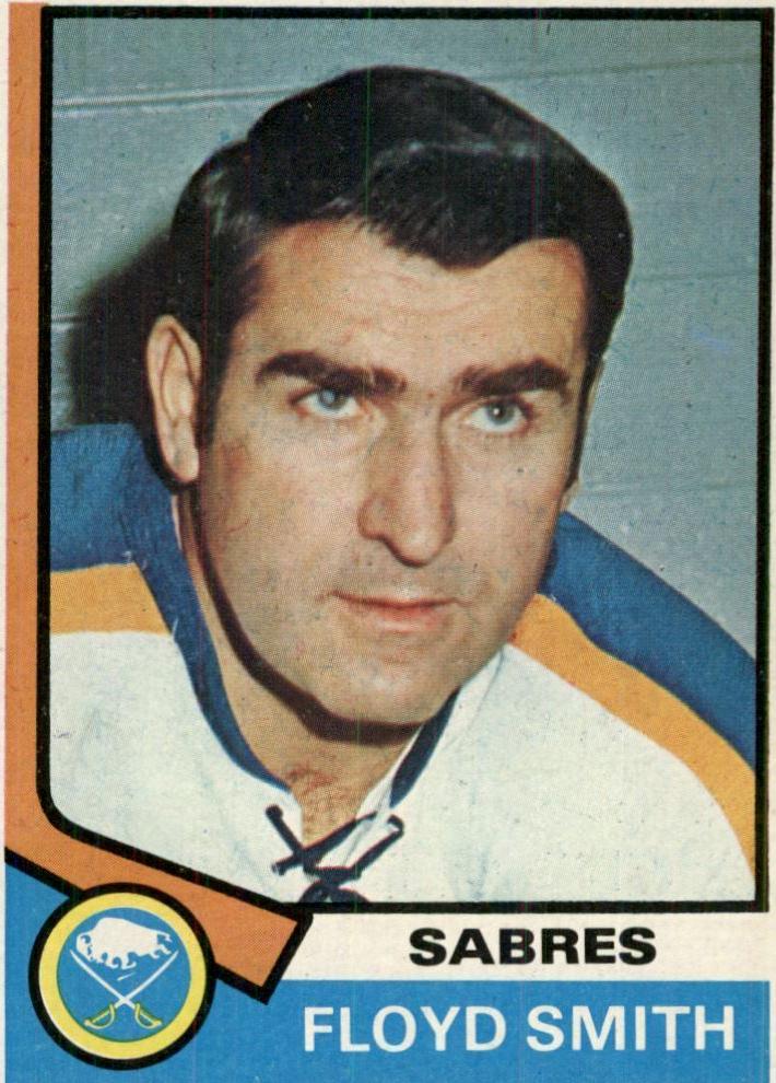 1974 Topps Hockey Floyd Smith #176 PSA 9