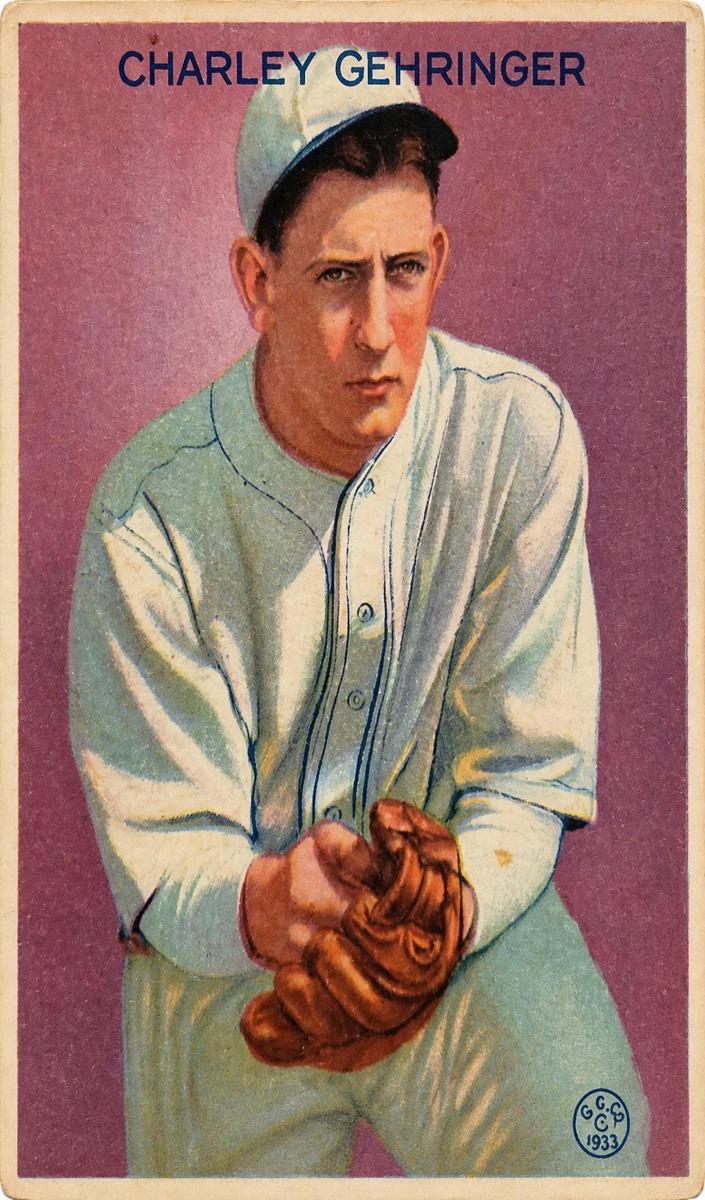 1933 R319 Goudey Baseball Charley Gehringer #222 PSA 6