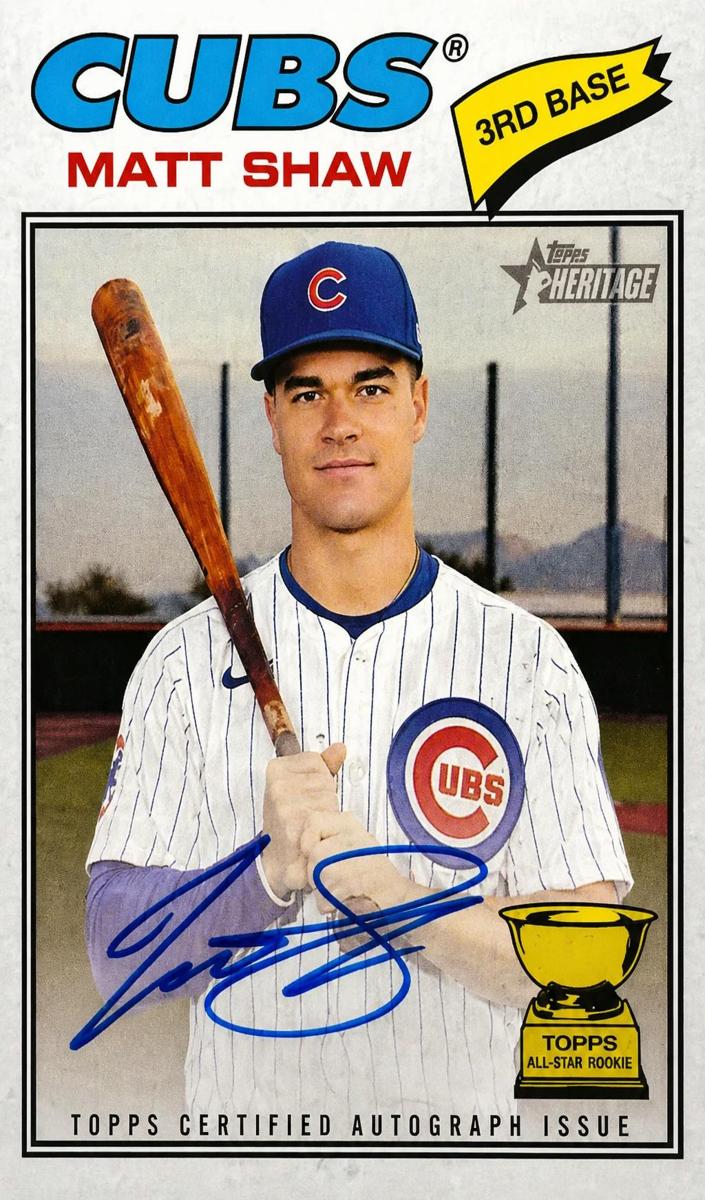 2026 Topps Heritage Baseball Matt Shaw #ROA-MSH