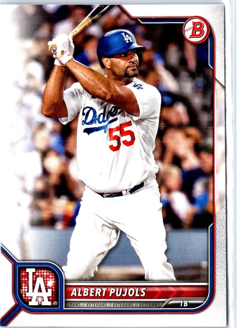 2022 Bowman Baseball Albert Pujols #39
