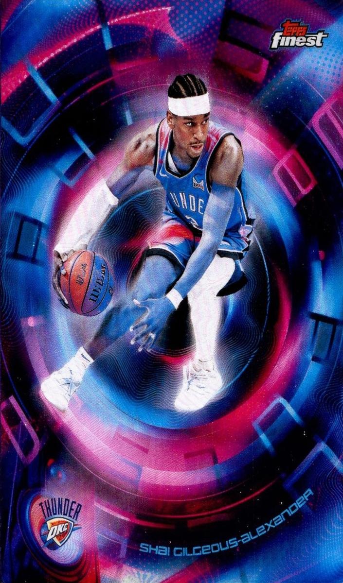 2025 Topps Finest Basketball Shai Gilgeous-Alexander #P-5 PSA 9