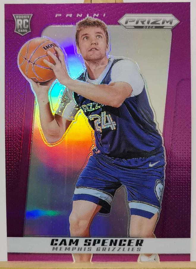 2024 Panini Prizm Deca Basketball Purple Cam Spencer #44