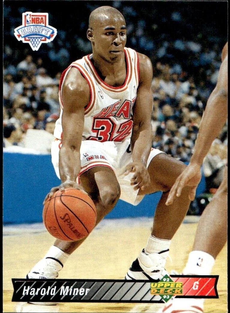 1992 Upper Deck Basketball Harold Miner #8 PSA 9