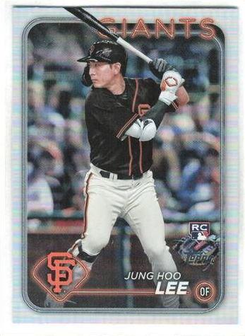 2024 Topps Baseball Rainbow Foil Jung Hoo Lee #691 PSA 9