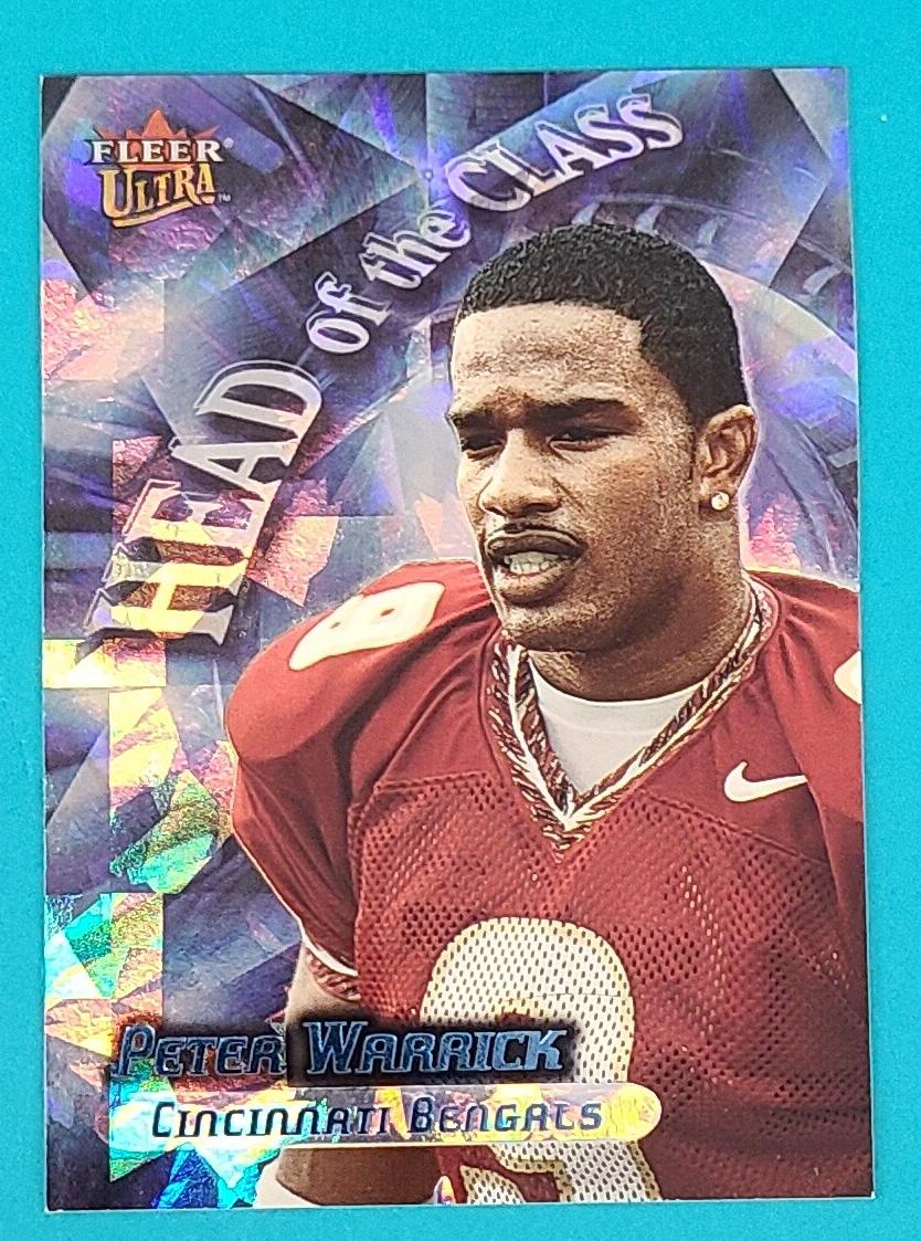 2000 Fleer Ultra Football Peter Warrick #1 HC