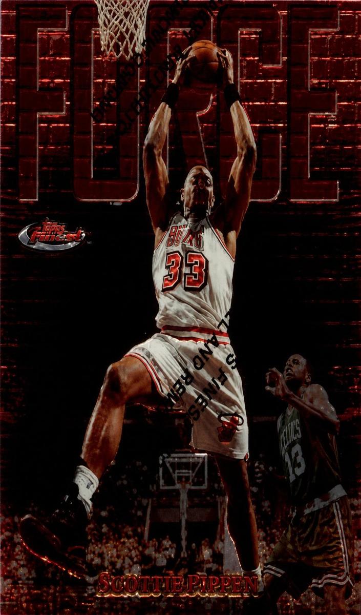 1997 Topps Finest Basketball Alonzo Mourning #69 PSA 9