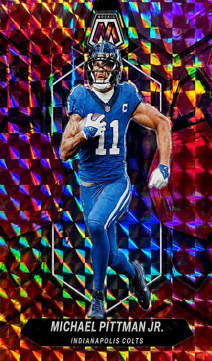 2024 Panini Mosaic Football Camo Pink Michael Pittman Jr. #94