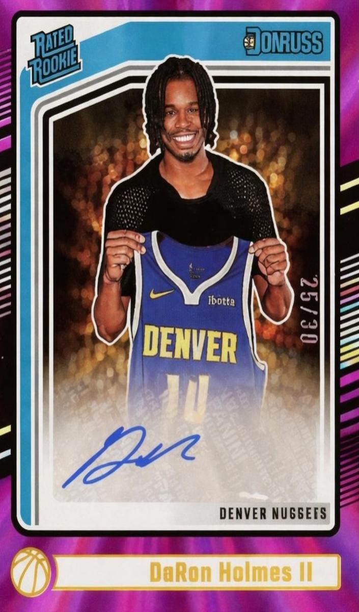 2024 Panini Donruss Basketball Holo Purple Laser DaRon Holmes II #264