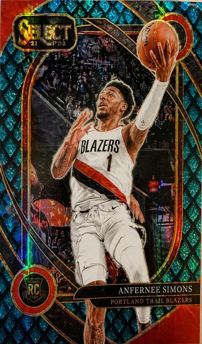 2024 Panini Select Basketball Dragon Scale Anfernee Simons #208