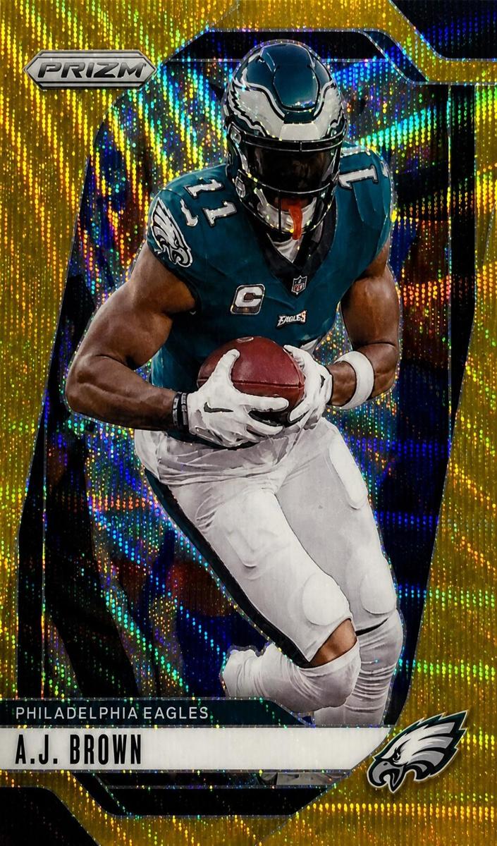 2024 Panini Prizm Football Gold Shimmer A.J. Brown #233